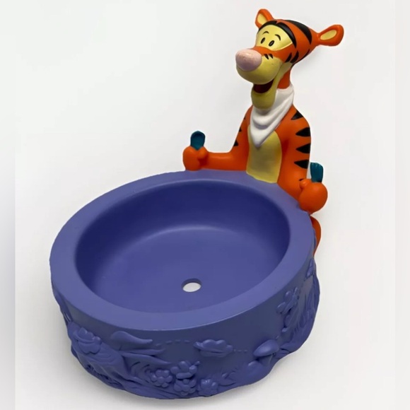 Disney Other - Vintage TIGGER Bowl RARE HTF 90's Applause Winnie the Pooh HOLDER ONLY Snack Pet